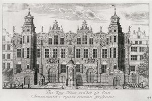 The Armoury Seen from the Eastern Side of Piwna Street by Matthaeus Deisch